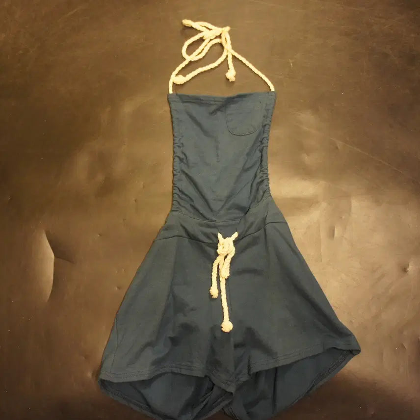 [BUNJANG] Strap Shorts Mini Skirt Pleated Check Vintage Skirt / 2246 멜방반바지 미니스커트 미니치마 주름치마 체크치마 빈티지스커트