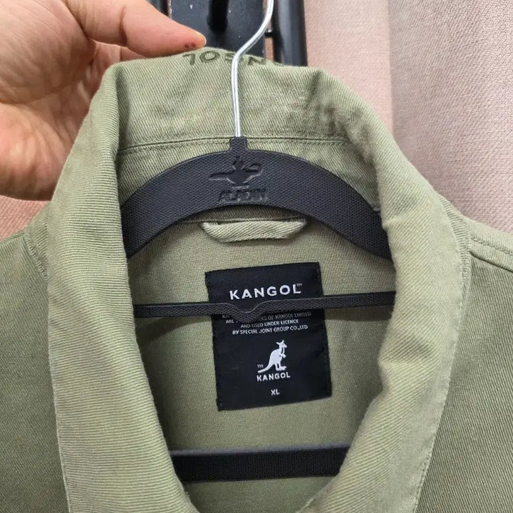 [BUNJANG] Kangol Olive Green Work Jacket XL / 캉골 워크 자켓 올리브 그린