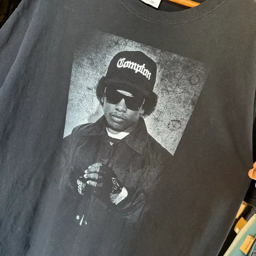[BUNJANG] Eazy-E Rapper Printed Vintage T-Shirt / [105]이지 이 Eazy E 래퍼 프린팅 티셔츠