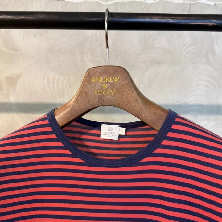 [BUNJANG] Sunspel Striped Short Sleeve T-Shirt Men&