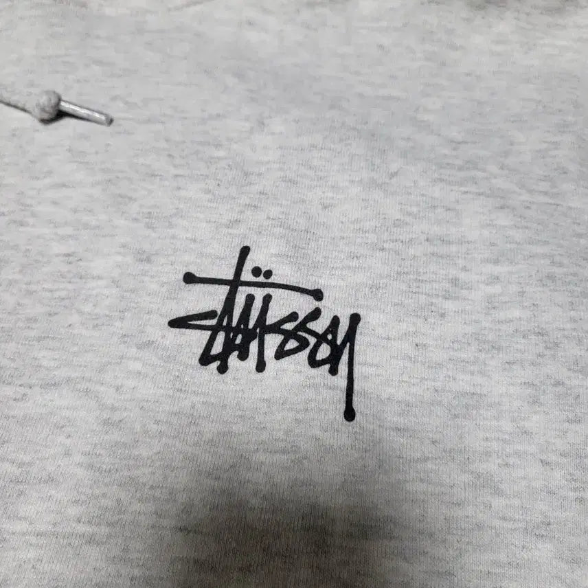 [SOLD OUT] 스투시 베이직 후드티 그레이 L