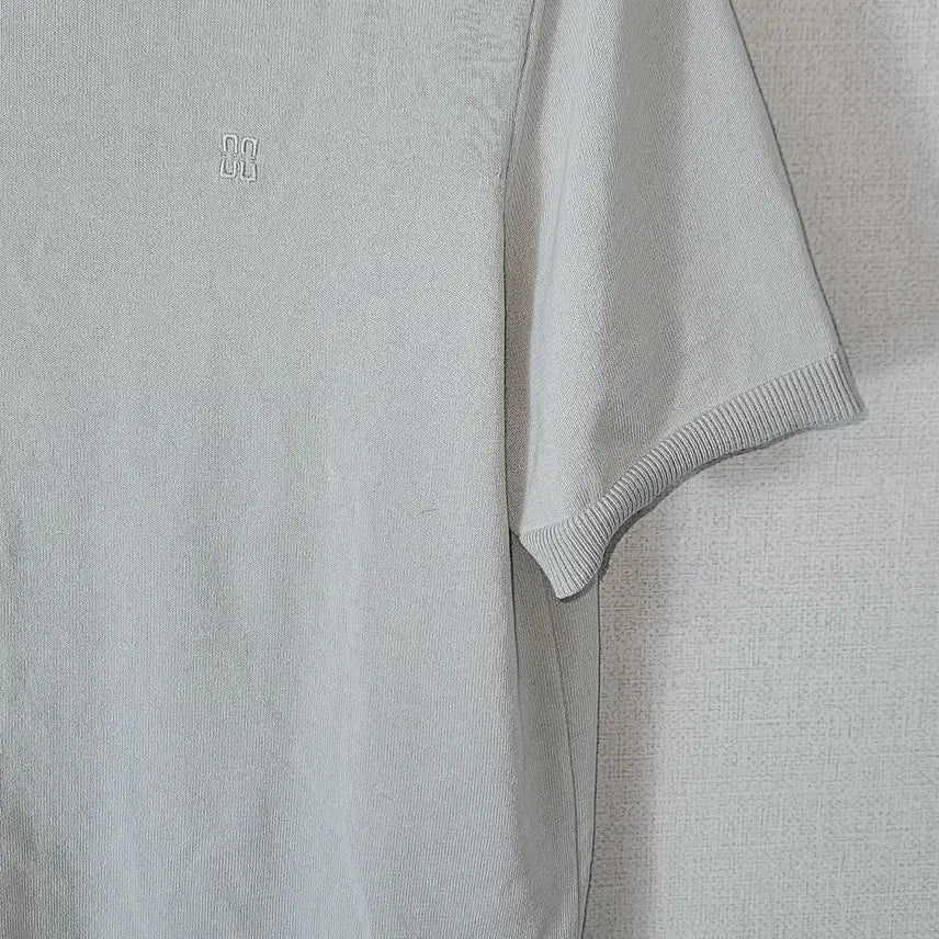 [BUNJANG] DAKS Round Neck Mesh Knit Short Sleeve T-Shirt / 닥스 신형 DAKS 니트반팔 라운드넥 메쉬 기능성 95 (거의 새상품)