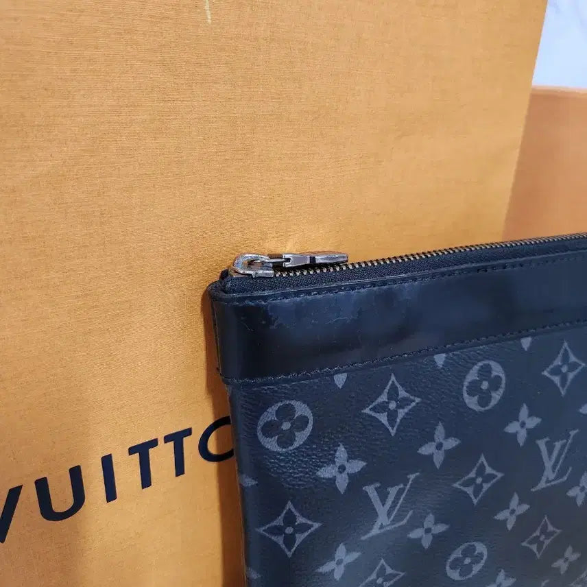 [BUNJANG] Louis Vuitton Pochette Monogram Clutch Black / 루이비통 포쉐트 모노그램 클러치 블랙