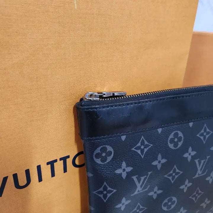 [BUNJANG] Louis Vuitton Pochette Monogram Clutch Black / 루이비통 포쉐트 모노그램 클러치 블랙