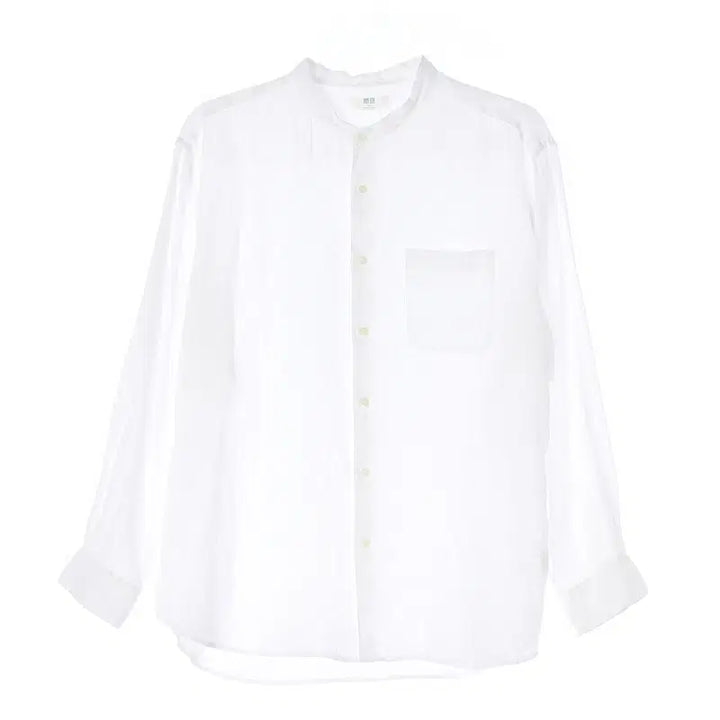 [BUNJANG] Uniqlo White Linen Shirt Men&