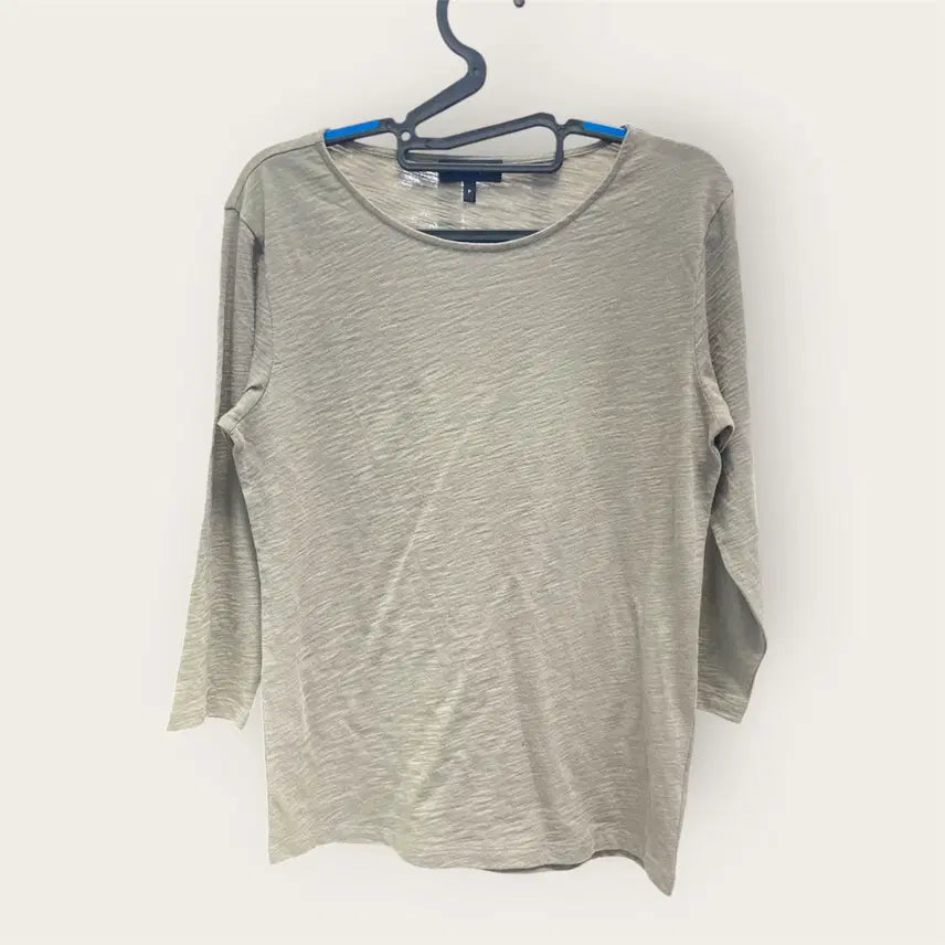 [BUNJANG] Theory 7-Sleeve Cotton T-Shirt Size S / [매장택] Theory 띠어리 7부 면티 P사이즈