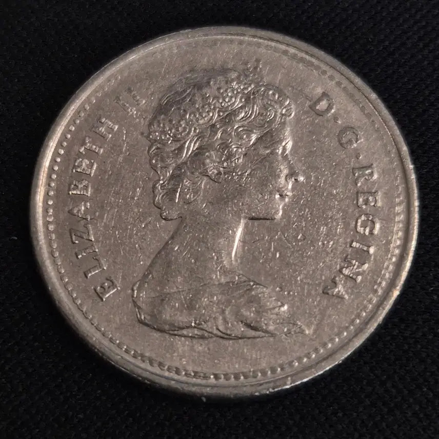 [BUNJANG] 1982 Canada 25 Cent Coin / 1982년 캐나다 25센트 동전 [EP. 2817]