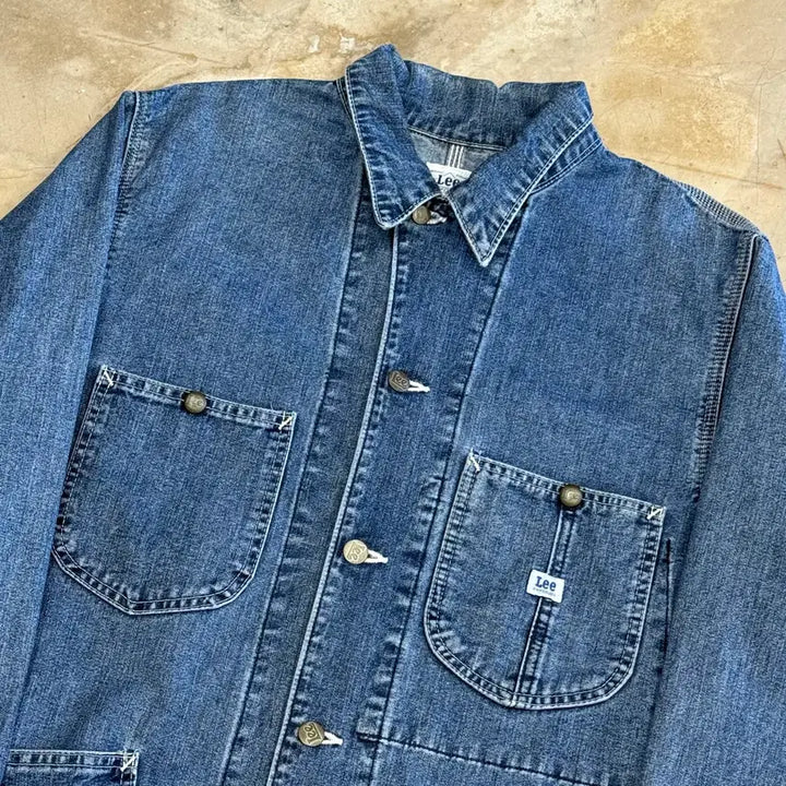 [BUNJANG] M Lee Pocket Cotton Denim Jacket / M Lee 포켓 코튼 데님 자켓