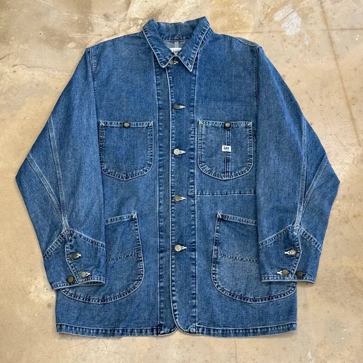 [BUNJANG] M Lee Pocket Cotton Denim Jacket / M Lee 포켓 코튼 데님 자켓