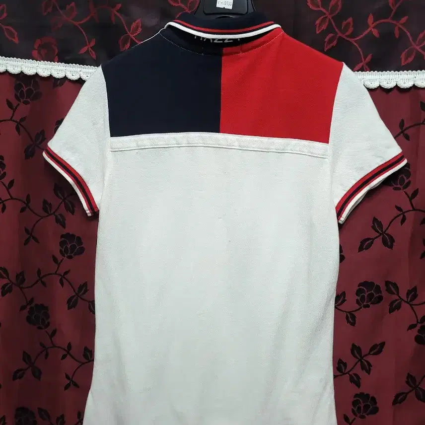 [BUNJANG] Hazzys White Short-Sleeve Polo Shirt Size 27 / 헤지스 화이트 반팔 카라티 27사이즈