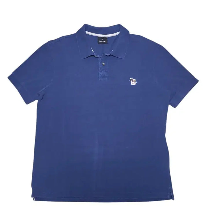 [BUNJANG] Paul Smith Zebra Logo Pique Polo Shirt - Navy (Size M) / 폴스미스 지브라 로고 피케 카라티 M 사이즈