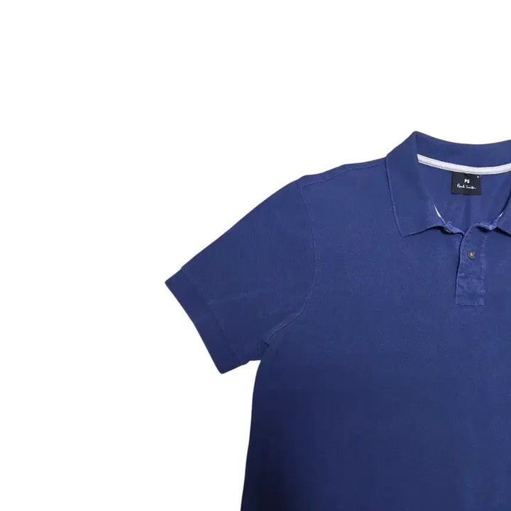 [BUNJANG] Paul Smith Zebra Logo Pique Polo Shirt - Navy (Size M) / 폴스미스 지브라 로고 피케 카라티 M 사이즈