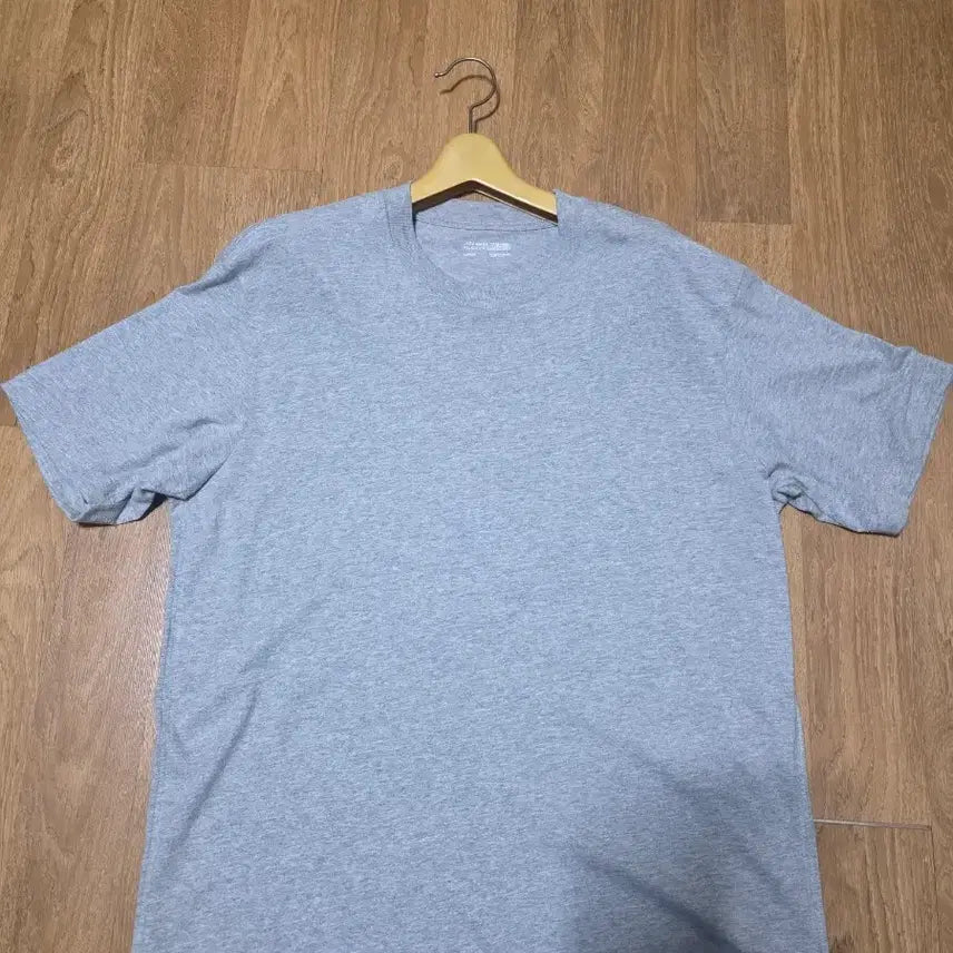 [BUNJANG] Ladywhite Gray Short-Sleeve Cotton T-Shirt L (Approx. 100-103) / 레이디화이트 그레이 반팔 면티셔츠 L(100~103사이즈 정도)