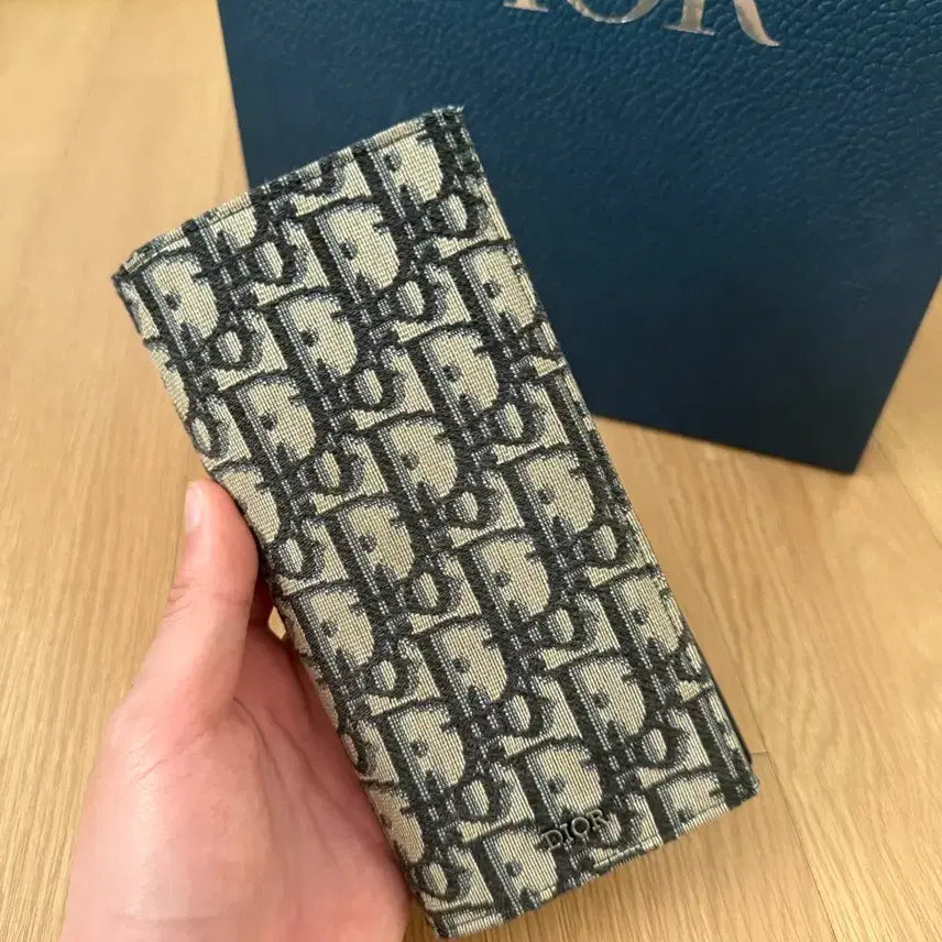 [BUNJANG] Dior Oblique Vertical Long Wallet / 디올 오블리크 버티컬 남성 장지갑 2OBBC002YSE H05E