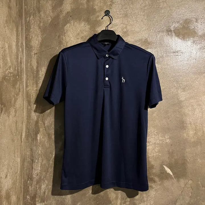 [BUNJANG] Hazzys Navy Short Sleeve Polo T-Shirt / 헤지스 반팔카라티 네이비