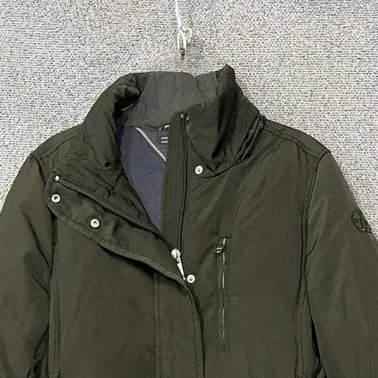 [BUNJANG] Tommy Hilfiger Khaki Velcro Classic Long Padded Coat XS / 타미힐피거 카키 벨크로 클래식 롱패딩 XS TP/XP
