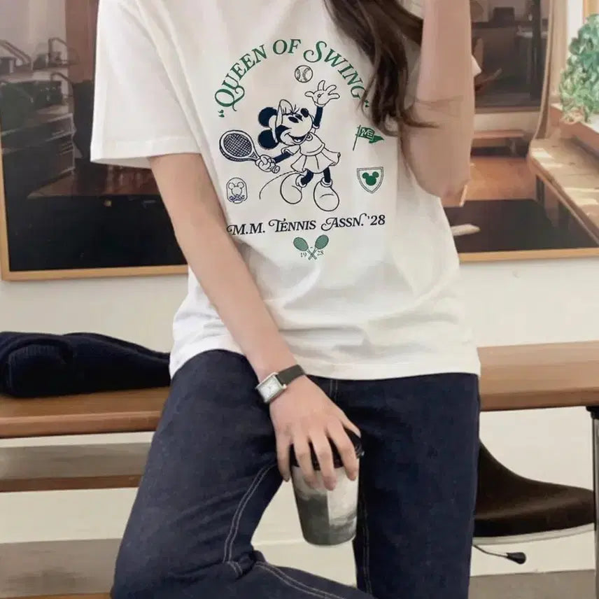 [BUNJANG] Disney Mickey Mouse &amp; Friends Short Sleeve T-Shirt / 새상품 3컬러 정품 미키마우스 앤 프렌즈 반팔 티셔츠