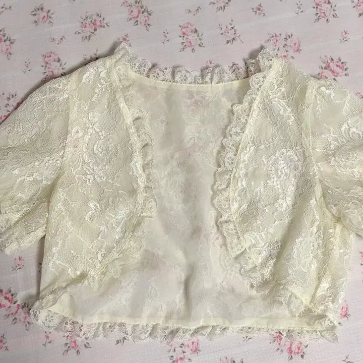 [BUNJANG] Vintage Lace Bolero / 빈티지 레이스 볼레로