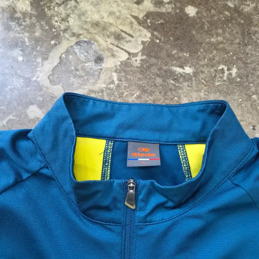 [BUNJANG] Eider Functional Fabric Half-Zip Short Sleeve T-Shirt XL / XL) 아이더 기능성 소재 하프집업 반팔티 반팔티셔츠