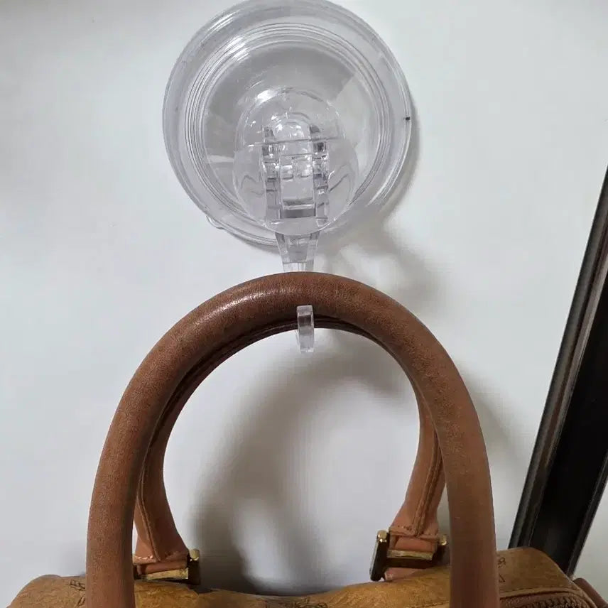 [BUNJANG] MCM Logo Boston Bag Brown Tote Bag / MCM 로고 보스턴백 브라운 토트백