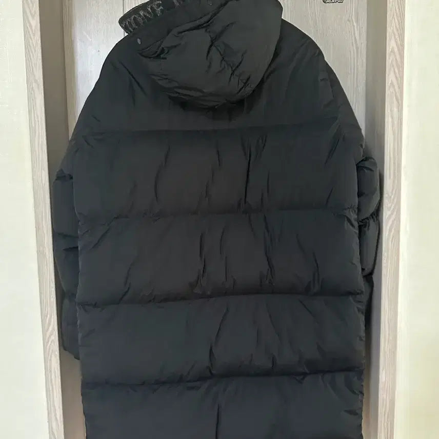 [BUNJANG] Stone Island Crinkle Reps Long Padded Jacket Black XL / 스톤아일랜드 크링클랩스 롱패딩 블랙 XL