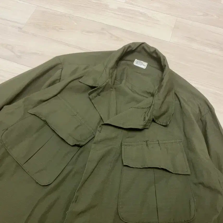 [BUNJANG] US Military Tropical Combat Coat Jungle Fatigue Jacket Medium Short / 오리지널 미군 정글 퍼티그 자켓 미디움