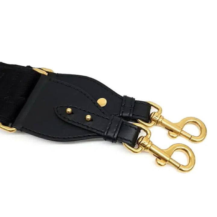[BUNJANG] Dior Jacquard Studded Strap Black / [정품] 디올 자카드 스터드 스트랩 블랙