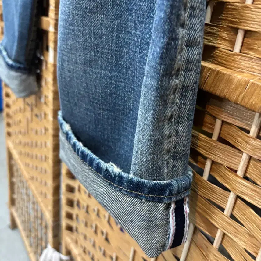 [BUNJANG] Denim Washed Baggy Pants / 청 워싱 배기 바지