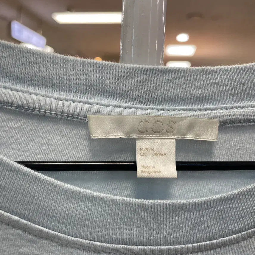[BUNJANG] COS Sky Blue Cotton T-Shirt (Men&