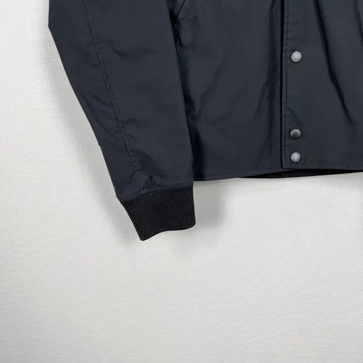 [BUNJANG] Theory Black Spandex Bomber Jacket / 띠어리 블랙 스판 봄버 자켓 바람막이 점퍼 남M 라덴 빈티지