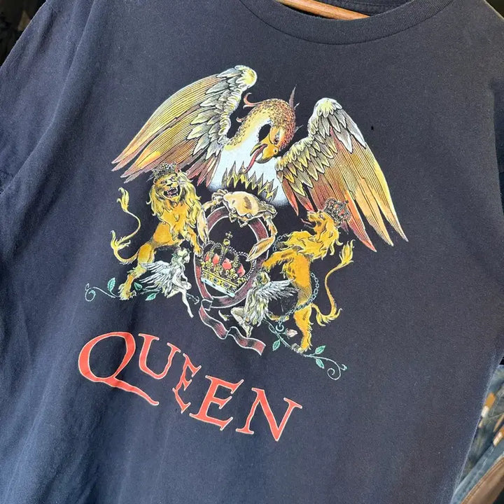 [BUNJANG] Queen Rock Band Printed T-Shirt / [100]퀸 Queen 락밴드 프린팅 티셔츠