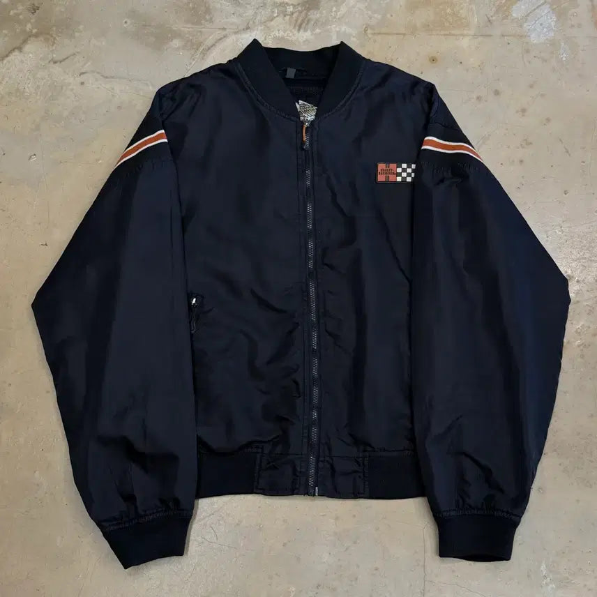 [BUNJANG] Harley-Davidson Black Racing Jacket / 할리데이비슨 블랙 레이싱 자켓