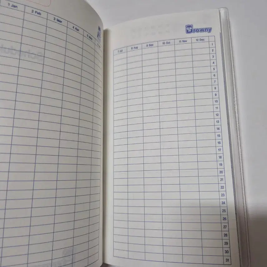 [BUNJANG] Classic Brownie Schedule Notebook / 고전 브라우니 스케줄 수첩