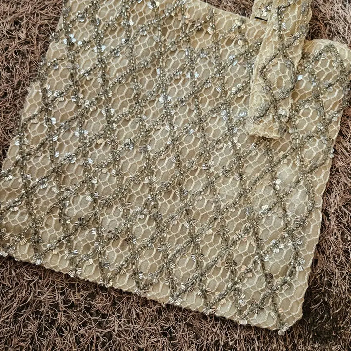 [BUNJANG] ZARA Bohemian Beaded Tote Bag / (새싱품) 자라(ZARA) 보헤미안 비즈 토트백