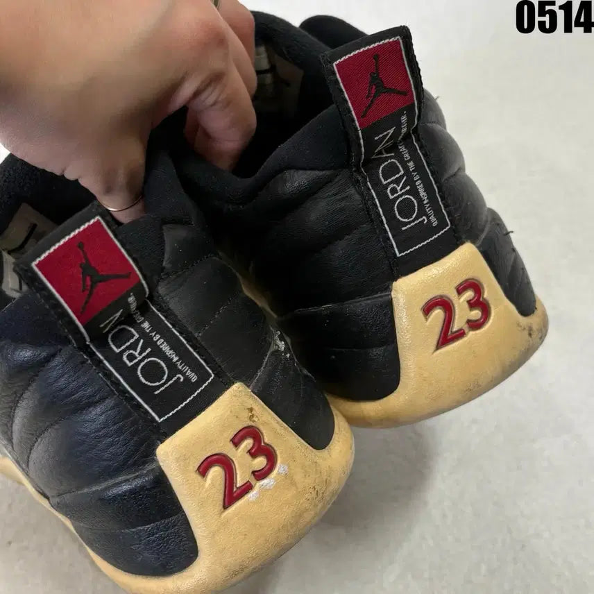 [BUNJANG] Nike Air Jordan 12 Black White / 나이키 에어 조던 12 블랙 화이트 260
