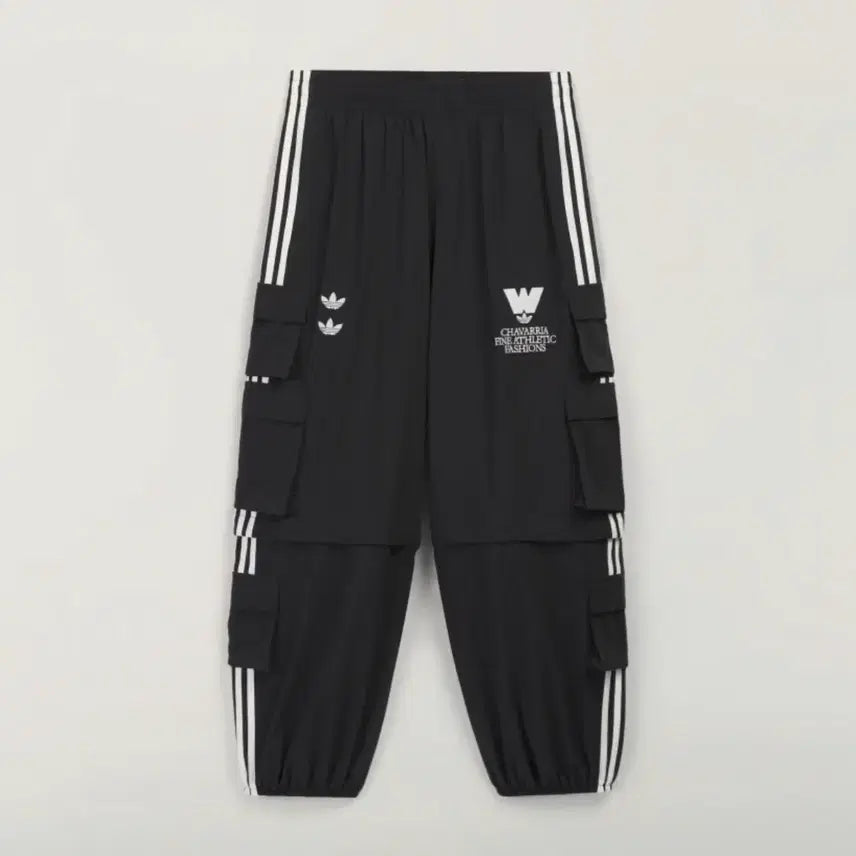 [BUNJANG] Adidas x Willy Chavarria Cargo Zipper Pants Black KR-S / 아디다스x윌리차바리아 지퍼 카고팬츠 KR-S