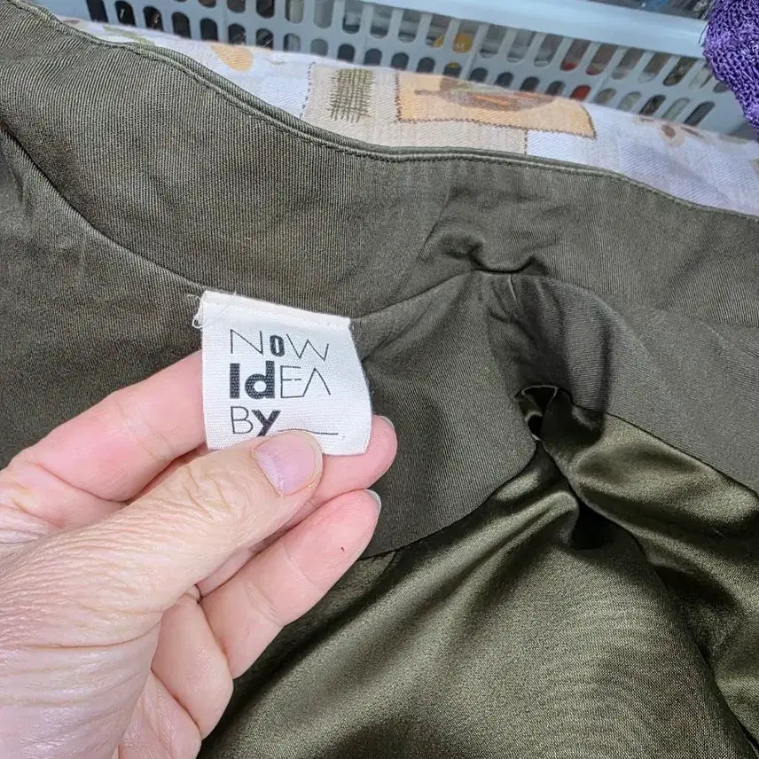 [BUNJANG] NOW IDEA BY Embroidered Field Jacket (Size 66) / NOW IDEA BY 자수 야상 코트(66)