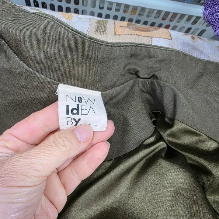 [BUNJANG] NOW IDEA BY Embroidered Field Jacket (Size 66) / NOW IDEA BY 자수 야상 코트(66)