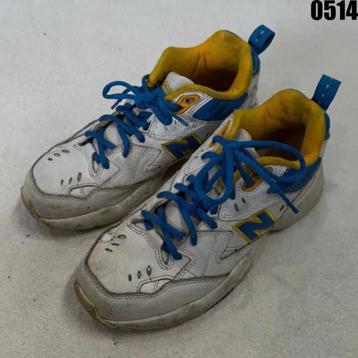 [BUNJANG] New Balance Sneakers White/Blue/Black 235 / 뉴발란스 운동화 흰파검 235
