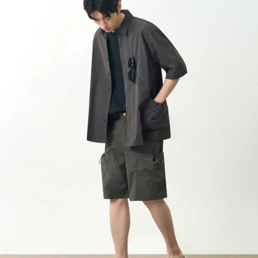 [BUNJANG] Dimitri Black Oversized Comfort Shirt Dark Grey / (새상품, 착샷) 디미트리블랙 , 오버핏 컴포트 셔츠
