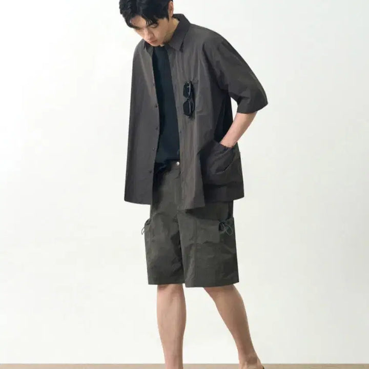 [BUNJANG] Dimitri Black Oversized Comfort Shirt Dark Grey / (새상품, 착샷) 디미트리블랙 , 오버핏 컴포트 셔츠