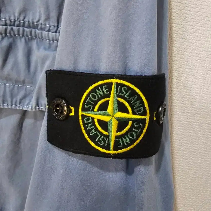[BUNJANG] Stone Island 22SS Old Effect 114WN Overshirt - Pastel Blue (M) / 정품 스톤아일랜드 22SS 올드이펙트 114WN 오버셔츠 95/M