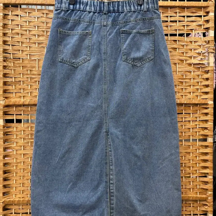 [BUNJANG] Denim Tight Skirt / 데님 타이트 치마