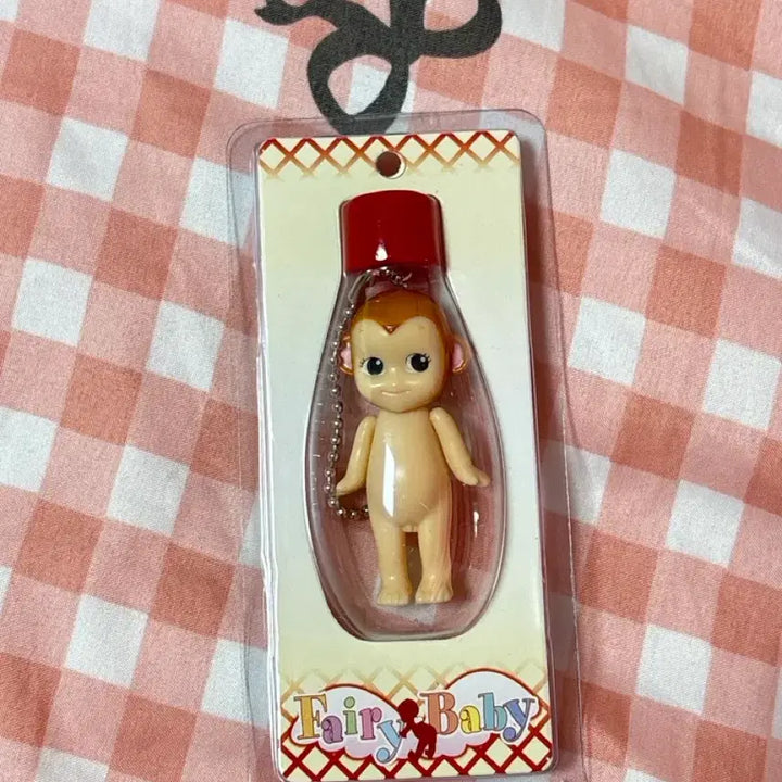 [BUNJANG] Sonny Angel Style Fairy Baby Monkey Mayonnaise Keyring / 고전 소니엔젤st 페어리베이비 원숭이 마요네즈 키링