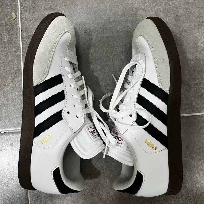 [BUNJANG] Adidas Samba OG Cloud White Sneakers / 아디다스 삼바 OG 클라우드 화이트 스니커즈