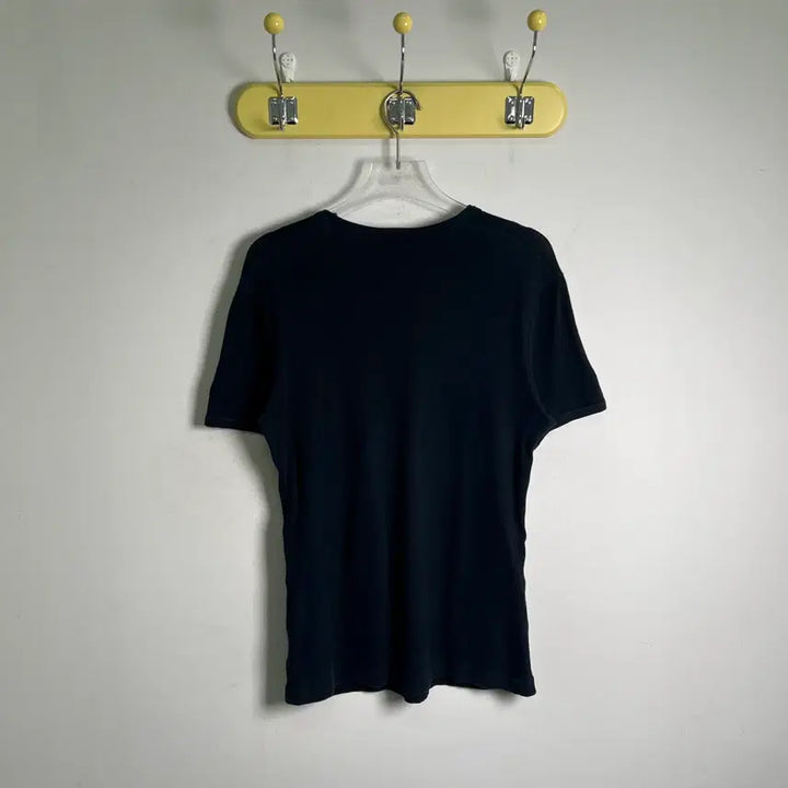 [BUNJANG] Dolce &amp; Gabbana Black V-Neck Short Sleeve T-Shirt / 돌체앤가바나 블랙 브이넥 반팔 티셔츠