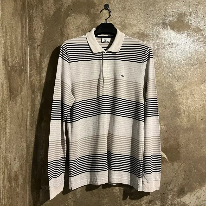 [BUNJANG] Lacoste Long Sleeve Polo Shirt / 라코스테 긴팔카라티