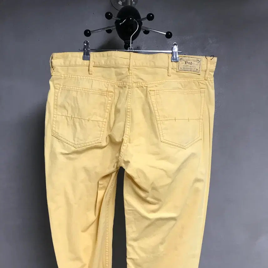 [BUNJANG] Polo Ralph Lauren Yellow Pants Size 36/30 / 폴로 랄프로렌 옐로 팬츠 36/30