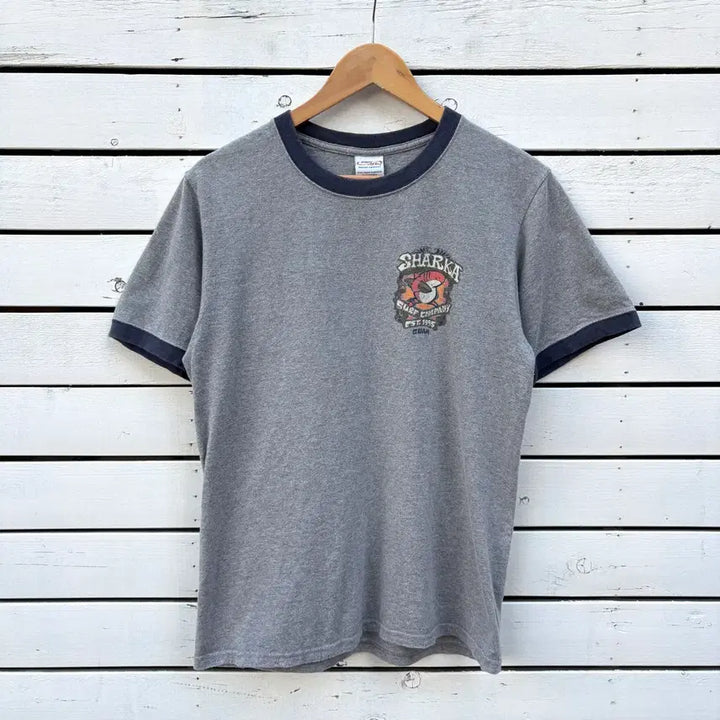 [BUNJANG] Crazy Shirts Ringer Tee T-Shirt / Crazy Shirts 크레이지셔츠 반팔 티셔츠 링거티