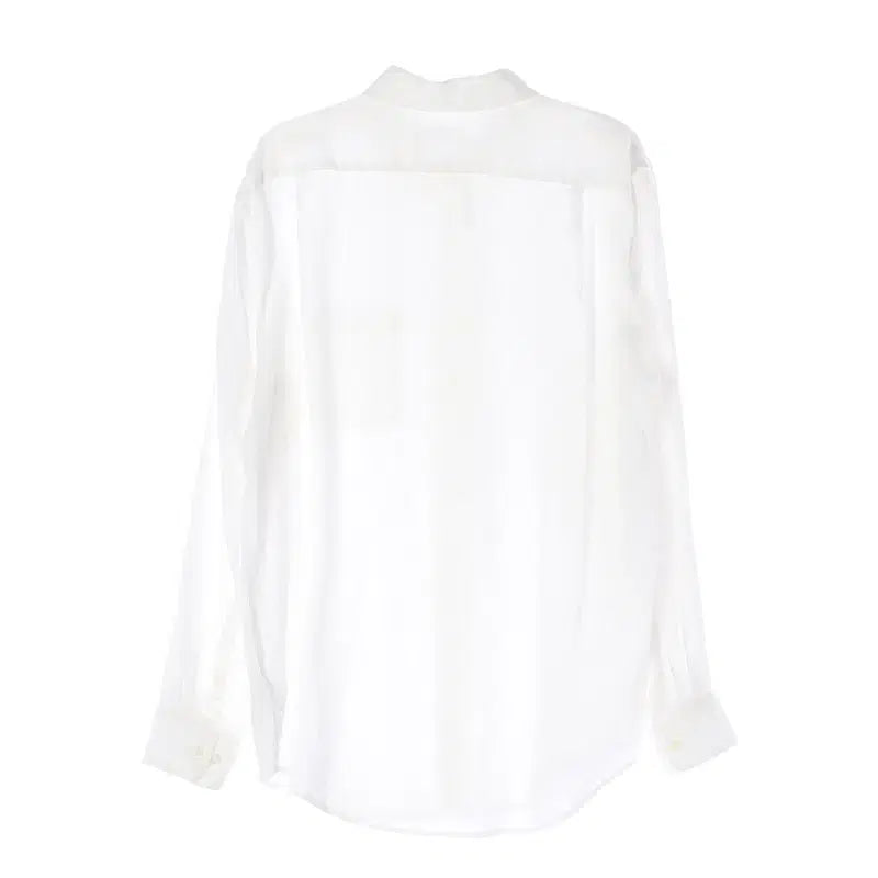 [BUNJANG] Uniqlo White Linen Shirt Men&